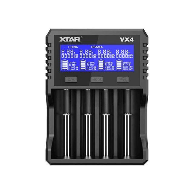 Зарядний пристрій XTAR VX4 + адаптер
