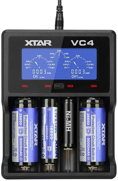 Зарядний пристрій для акумуляторів XTAR VC4 100221 фото