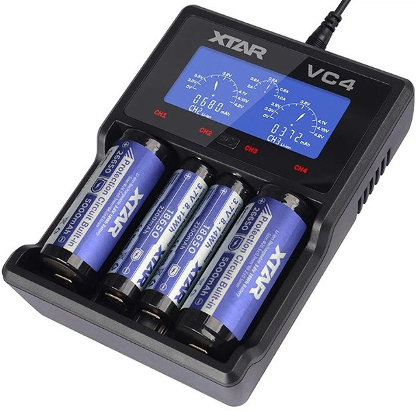 Зарядний пристрій для акумуляторів XTAR VC4 100221 фото