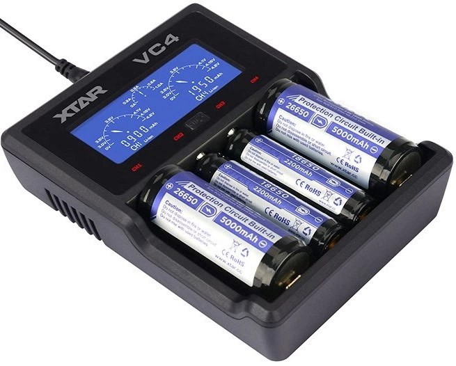 Зарядний пристрій для акумуляторів XTAR VC4 100221 фото