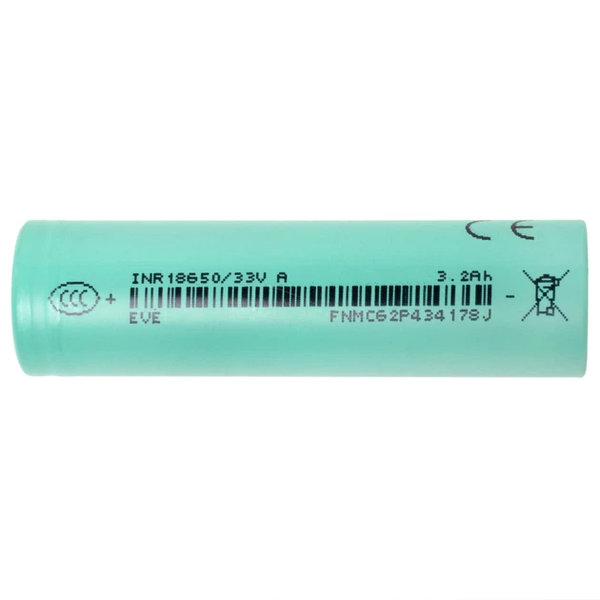 Акумулятор Li-Ion EVE INR18650 33VA 3300 mAh 10 А 10022 фото